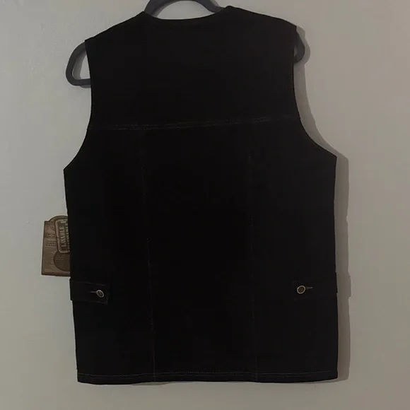 Vintage Skotts Suede Leather Vest – Western Cowboy Style (New) - Picture 7 of 11